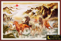Tranh sơn dầu mã đáo thành công 59